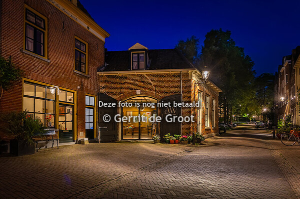 Architectuur in de avond