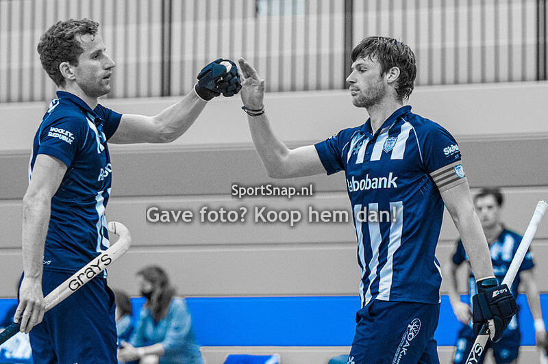2021-12-19 Zaalhockey: HDM H1 - Bloemendaal H1