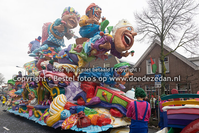 Zondag Grote Optocht  , Kaaiendonk, 11-2-2024