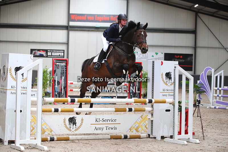 De Voornruiters De Meern springen paarden 15-05-2025 100 cm