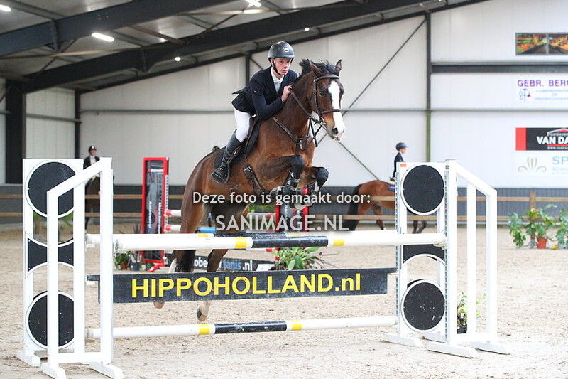 De Voornruiters De Meern Springen paarden 16-03-2024 110 cm