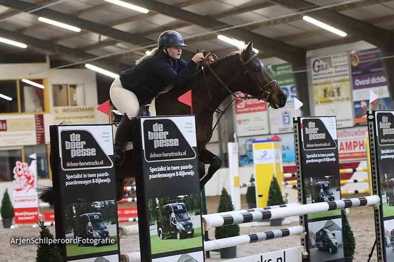Indoor Hartje Drenthe 15-01-2023 100CM 1e Parcours