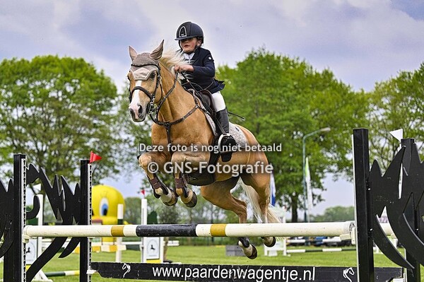 Springwedstrijd Pony's PSV Ons Genoegen Prinsenbeek zondag 7 mei 2023  