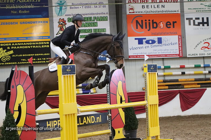Indoor Hartje Drenthe 14-01-2023 100cm 2e Parcours