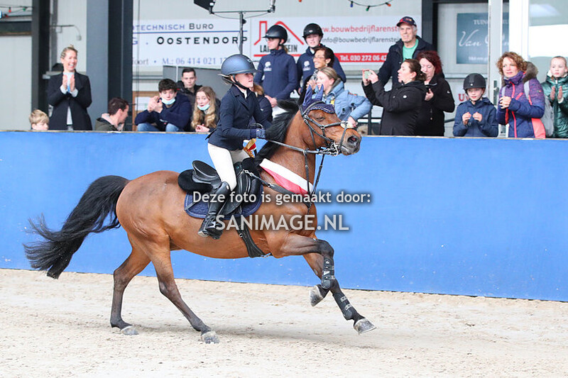 Indoorkampioenschappen KNHS Regio Utrecht Springen 13-02-2022 Pony L