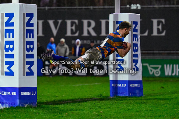 2024-01-13 Rugby HRC vs Rotterdamse Studenten
