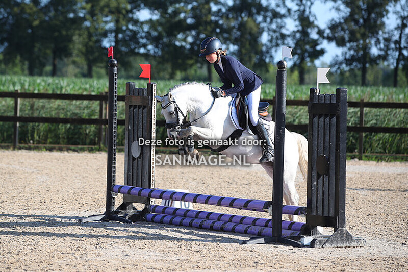 Manege Groenewoude 25-08-2024 Springen Pony's 40 t/m 60 cm