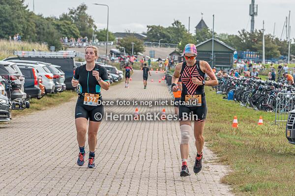 2024-07-09 Triathlon Herkingen. Lopen. Alles staat online