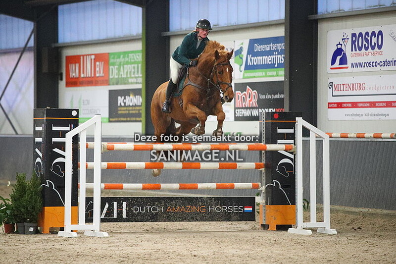 De Voornruiters De Meern Springen Paarden 20-01-2024 130 cm