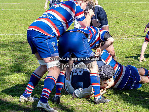20250406 - De Zaanse Rugbyclub 1 - Rugby Club Waterland 1