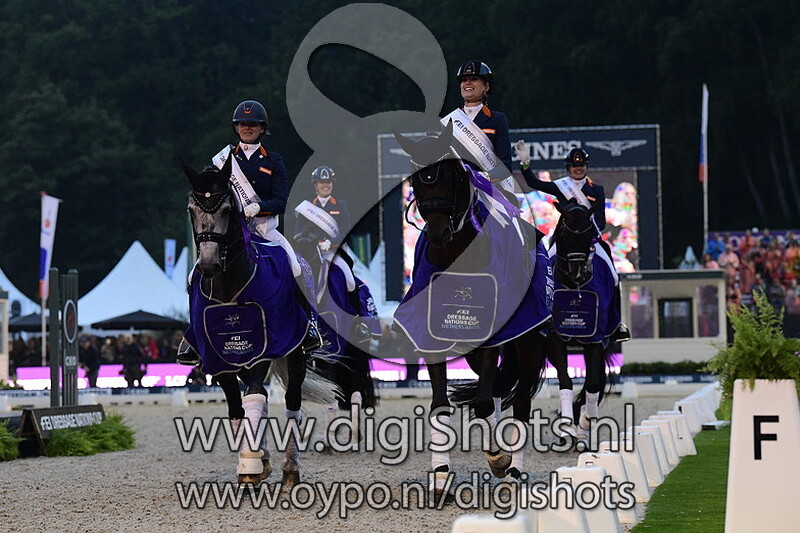 Prijsuitreiking Nations Cup Dressage