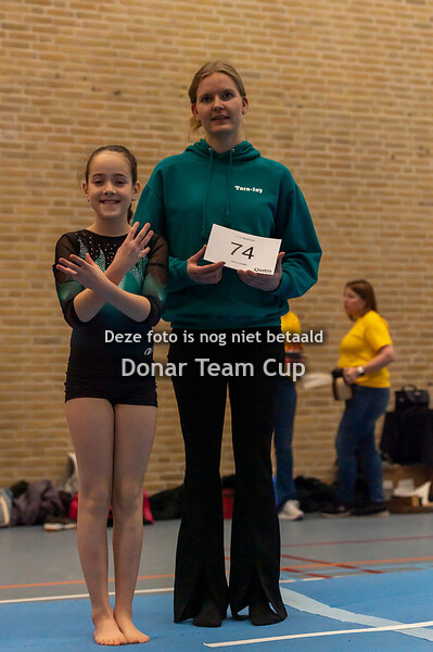 Vloer Donar Team Cup 2024 zaterdag 9 maart Wedstrijd 3