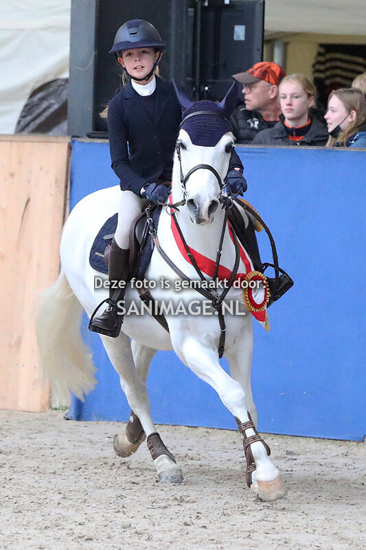 Indoorkampioenschappen KNHS Regio Utrecht Springen 13-02-2022 Pony B