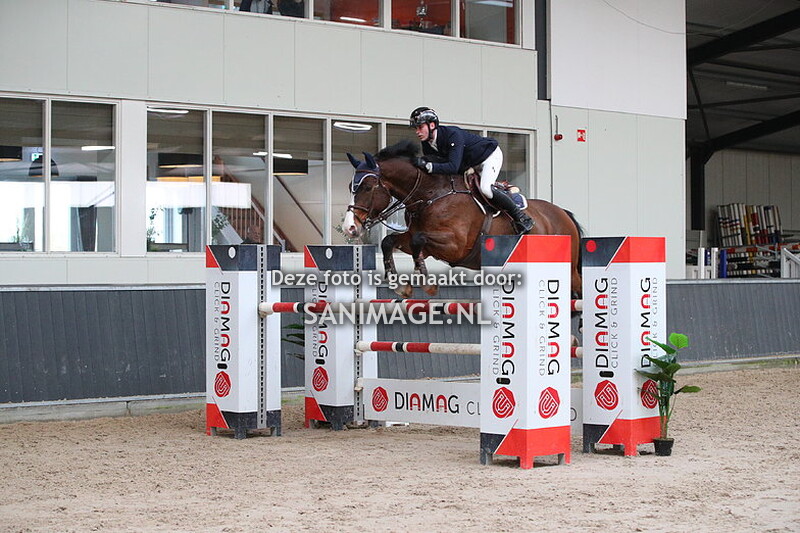 De Voornruiters De Meern Springen paarden 15-03-2024 130 cm