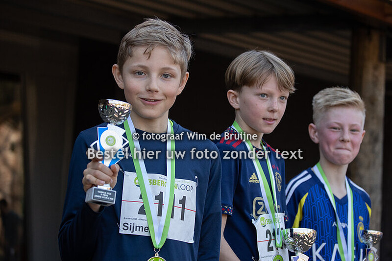 Prijsuitreiking Kidsrun