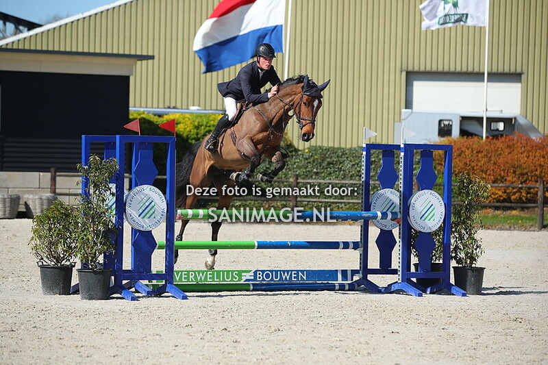 Stal Groenendaal Springen Paarden 05-04-2025 100 cm