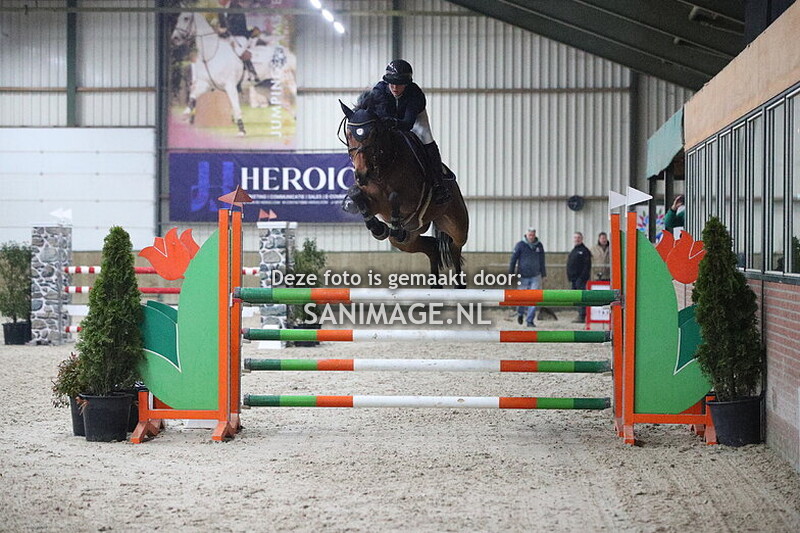 Stal Groenendaal springen paarden 12-01-2025 120 cm