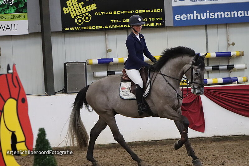 Indoor Hartje Drenthe 14-01-2023 100cm 1e Parcours