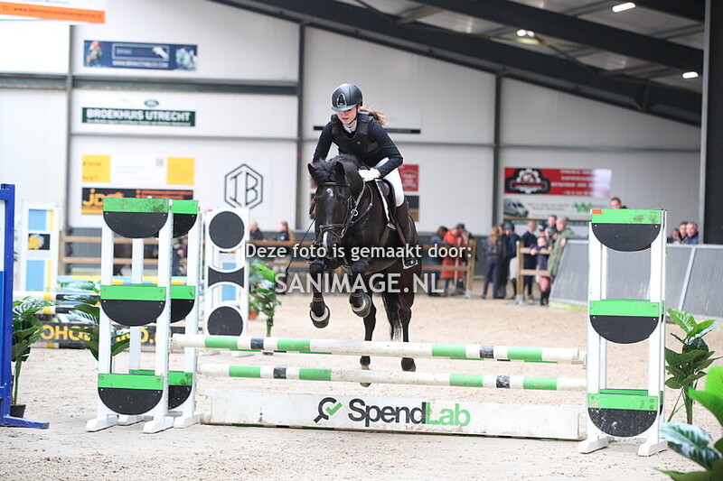 De Voornruiters De Meern Springen pony's 09-03-2024 70 cm Ochtend