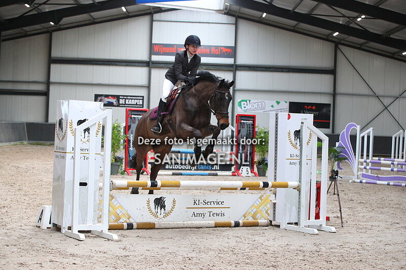 De Voornruiters De Meern springen paarden 15-03-2025 80 cm