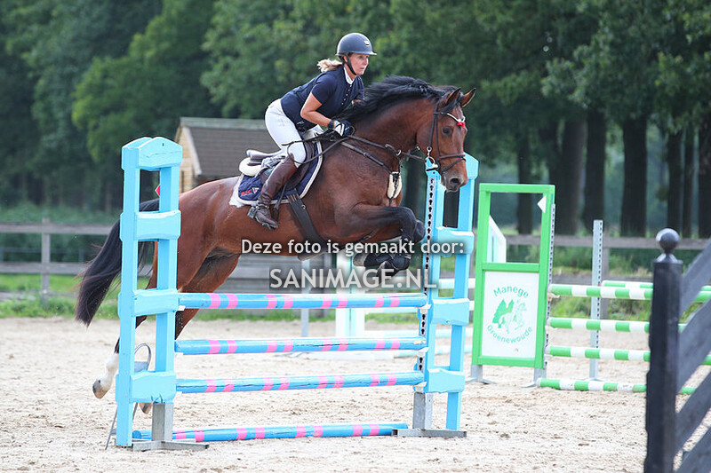 Manege Groenewoude Springen 13-08-2023 Paarden 100 cm
