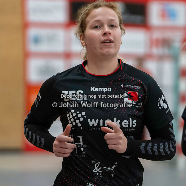 Bekerwedstrijd handbal Zwartwoud Kwiek ds1