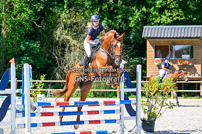 Springen Paarden 80 - 90 cm Ruitersport Centrum Breda zondag 25 juni 2023