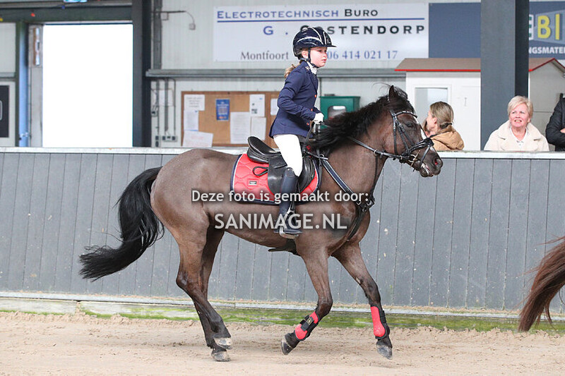 De Voornruiters De Meern springen pony's 08-03-2025 70 cm Stijl