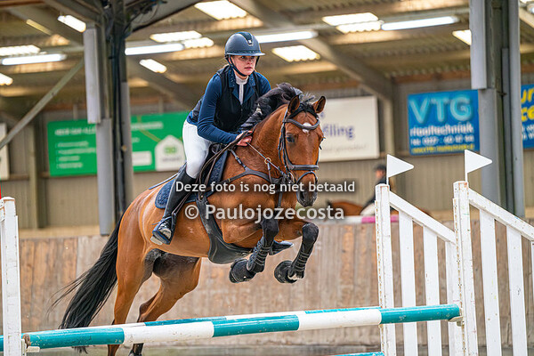 Indoor springen Wieringermeerruiters 17-03-2024