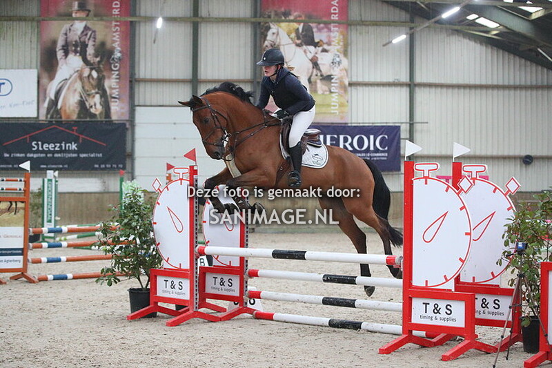 Stal Groenendaal springen paarden 04-02-2025 80/90 cm