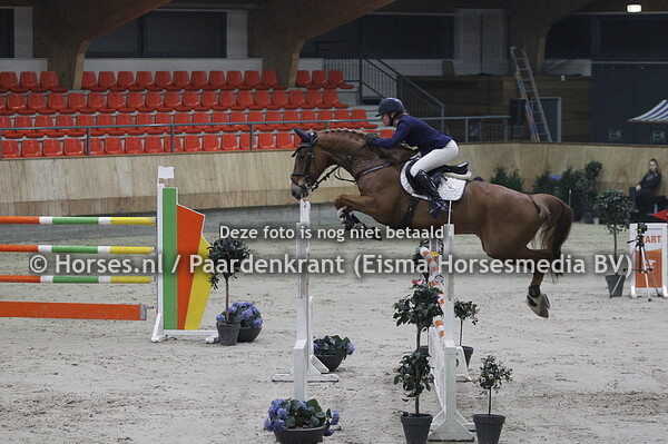 Hester Klompmaker met Guesssina (v. Zirocco Blue)
