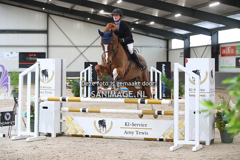 De Voornruiters De Meern springen paarden 14-03-2025 100 cm