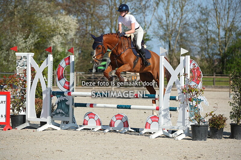 Stal Groenendaal Springen Paarden 04-04-2025 80/90 cm