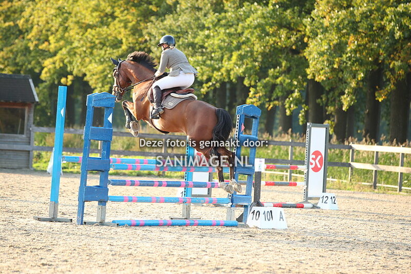 Manege Groenewoude 28-09-2025 Springen Paarden 100 cm