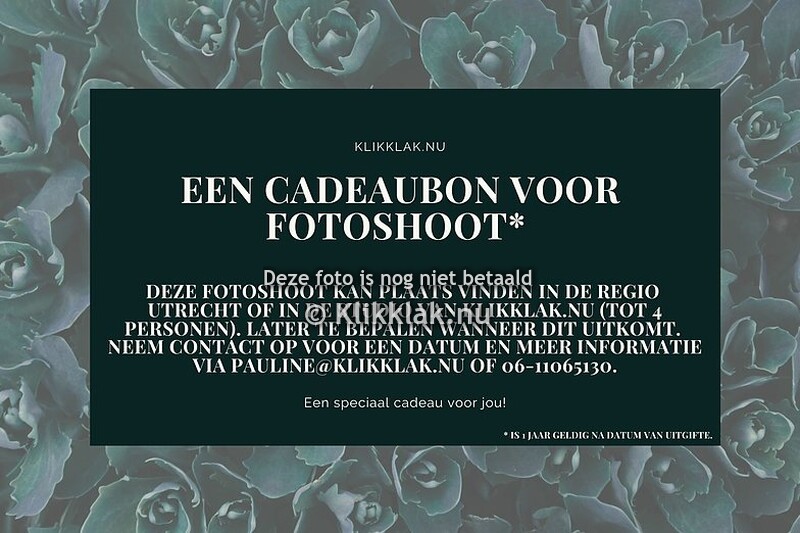Cadeaubon fotoshoot 