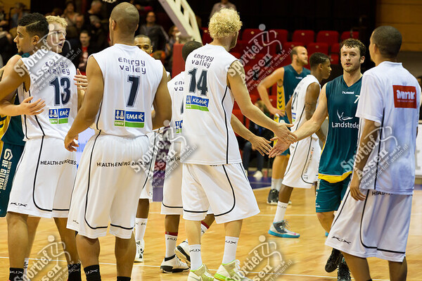 GasTerra Flames vs Landstede Basketbal 11 november 2012
