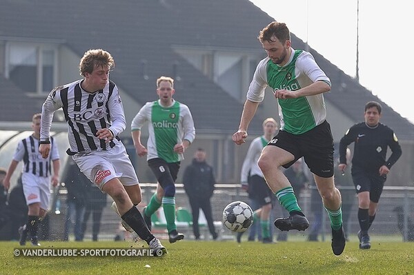 VV WOUBRUGGE-HAZERSWOUDSE BOYS: 1-1