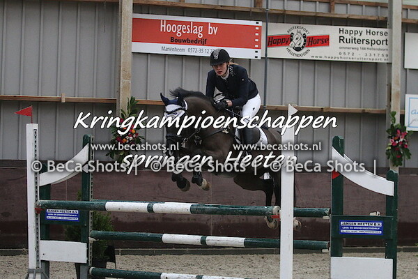 Kringkampioenschappen Heeten springen 29-1-17