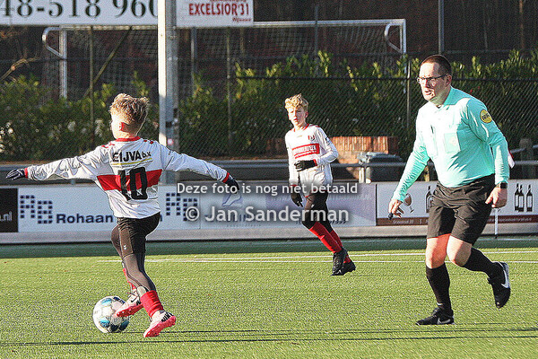 Excelsior'31 JO13/1 - vv Hoogland JO13/1 (1-6)