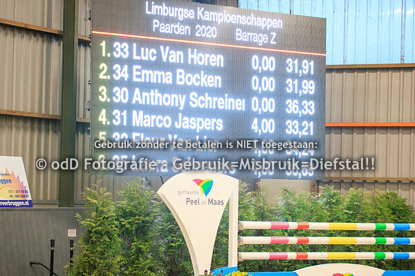 KNHS Regiokampioenschappen springen Limburg (Z) 15-02-20