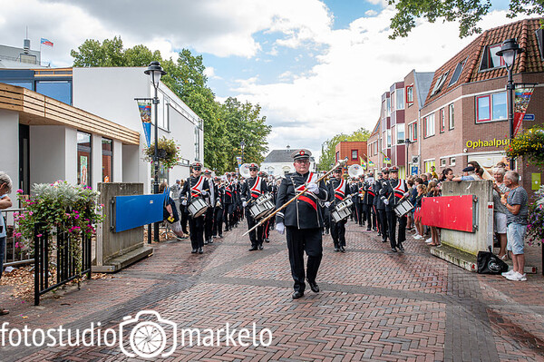 Opstelling & optocht Dorpsfeest Markelo