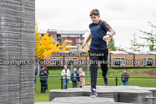 Opening freerunbaan in de Cuijkse wijk Heeswijkse Kampen