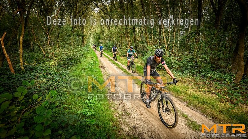 Veldslag om Norg - bos 3km na de start.