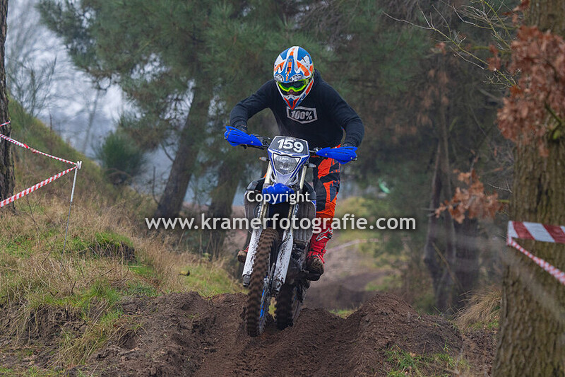 Wit en blauwe spatborden