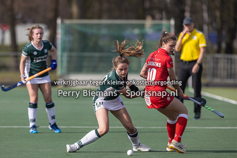 2025-03-09 hockey; Cartouche D1-Rood-Wit D1