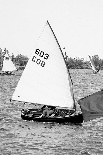 30 mei 1971 Kagerplassen. 12-Voetsjollen nationale kampioenschappen.