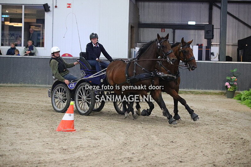 De Voornruiters Menmarathon 04-10-2025 Finale paarden dubbelspan