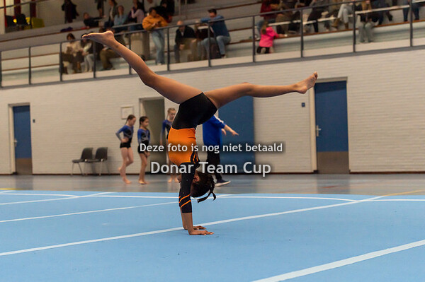 Vloer Donar Team Cup 2024 zaterdag 9 maart Wedstrijd 4