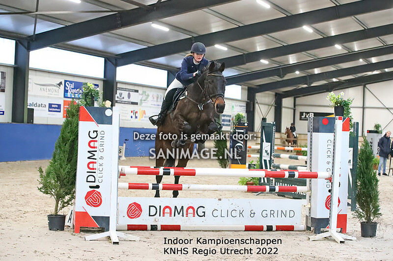 Indoorkampioenschappen KNHS Regio Utrecht Springen 13-02-2022 paarden B