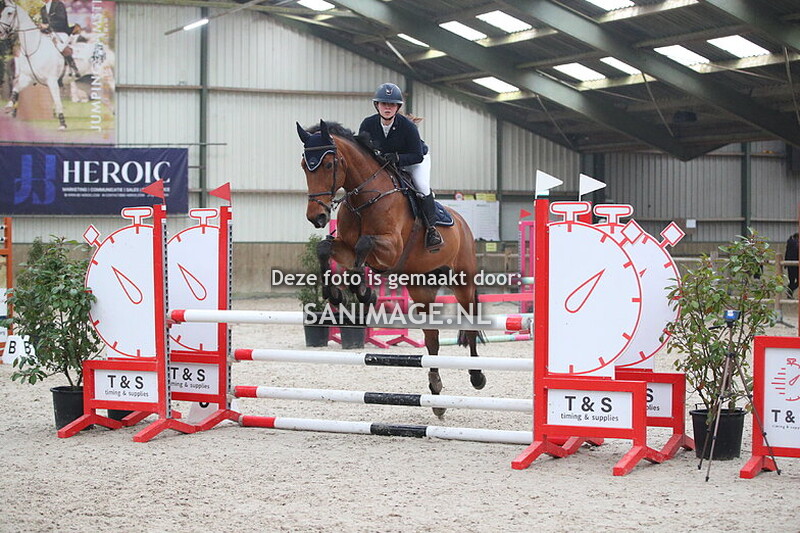 Stal Groenendaal springen paarden 04-02-2025 100 cm